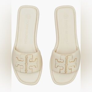 Tory Burch Double T Leather Sandal size 8
